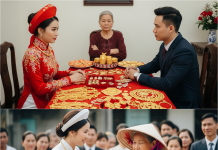 Cô dâu trả lại hết lại nhà chồng 5 cuốn sổ đỏ cùng 50 cây vàng cưới rồi dắt người mẹ nhặt rác ra đi ngay khi chú rể nói câu bất ngờ…..