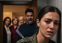 Mi hermanastro me clavó un destornillador en el hombro mientras mis padres observaban riendo, llamándome “exagerado