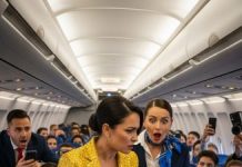 Crystal glasses clinked and tailored suits brushed past as passengers boarded the first-class cabin of Flight 304 bound for Tokyo