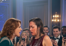 At the ten-year reunion, my former tormentor humiliated me, pouring her drink on my outfit and shouting that I’d never succeed