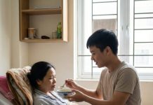 Suốt 5 năm trời, anh Sơn chưa từng rời mắt khỏi người vợ bị liệt của mình dù chỉ một ngày. Từ từng thìa cháo đến từng giấc ngủ chập chờn, anh đều ở bên chăm sóc như một thói quen ăn sâu vào máu. Nhưng chiều hôm đó, vì quên ví, anh quay về sớm hơn thường lệ. Cánh cửa vừa hé mở, anh chết lặng. Trong căn phòng anh tưởng đã quá quen thuộc, có một âm thanh — và một hình bóng — khiến anh đứng sững, tim đập loạn nhịp…