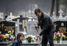 El niño insistió en que su padre desenterrara la tumba de su madre, y en el momento en que levantaron la tapa del ataúd, todos quedaron paralizados de asombro