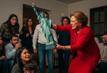 Después de años de lucha, mi esposo y yo finalmente compramos la casa de nuestros sueños. En nuestra fiesta de inauguración, mi hermana me acusó de robar el dinero de su boda. Cuando demostré que estaba mintiendo, mi madre perdió el control. Momentos después, yo estaba en el suelo… y cuando miré a mi pequeña, lo que vi me heló el corazón