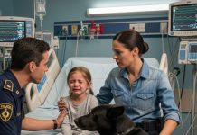 La niña lloraba mientras le decía a su madre: «Él prometió que no me haría daño». Su madre la llevó de inmediato al hospital, donde un perro policía pronto descubrió la impactante verdad.