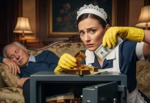 El hombre adinerado fingió estar dormido para poner a prueba a su tímida empleada, pero cuando abrió los ojos y vio lo que ella hacía, el corazón se le detuvo… y aquella noche silenciosa cambió su vida para siempre.