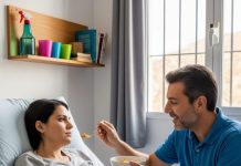 Durante cinco años cuidó con devoción a su esposa paralizada, pero el día que olvidó la cartera y volvió a casa temprano, lo que vio lo dejó helado.