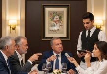 En la cena de jubilación de su padre, en un restaurante elegante, él la señaló sin mirarla y dijo al mesero con frialdad: “Ella no va incluida en nuestra cuenta.”