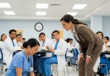 A rich woman publicly humiliated me during my break, calling me “unprofessional” and insisting I fetch my manager. She thought she could bully me without consequences. Then my Chief of Medicine stepped in, and her confidence disappeared in seconds.