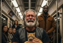 I only noticed the man because of the trembling kitten in his coat— but the moment our eyes met, everything in that crowded subway shifted. I should’ve known then that this stranger wasn’t just passing through my life.