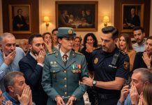 Mi hermano, sargento de policía, me esposó en plena cena familiar acusándome de hacerme pasar por militar. Me señaló frente a todos como un farsante. Lo que él no sabía era algo sencillo: acababa de arrestar a su propio General….