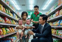 “Cô b/é 10 tuổi bị chủ cửa hàng d/ọa đưa lên trường bắt thôi học vì lỡ lấy trộm một hộp sữa cho hai em sinh đôi đang khóc đói. Đúng lúc ấy, một người đàn ông giàu có bước vào hỏi chuyện cô bé; ai cũng tưởng anh ta sẽ giúp đỡ, nhưng không ngờ anh ta lại ‘đổ thêm dầu vào lửa’. Hành động tiếp theo của anh ta với ba đứa trẻ nghèo khiến mọi người phẫn nộ—cho đến khi họ biết được chúng thực sự là