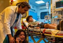 Mi esposa llamó desde el hospital, llorando: “Cariño, el médico se niega a operar a nuestro hijo; dice que está demasiado crítico”. Yo pregunté: “¿Quién está a cargo?”. Ella mencionó el nombre del doctor y simplemente respondí: “No cuelgues. Cinco minutos”. No llamé a una ambulancia. Llamé directamente al director del hospital y todo cambió