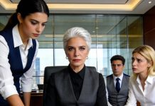 La mañana en que descubrí que mi nuera se había acostado con mi marido—solo una semana antes de firmar los papeles del divorcio—no grité ni lloré. Tragué la traición como si fuera fuego y la escondí en mi pecho, esperando el momento exacto para quemarlos a todos. En la reunión, cuando el abogado deslizó un documento negándome mis derechos, creyeron que me rompería. Pero yo solo sonreí, metí la mano en mi bolso y puse sobre la mesa los mensajes secretos que ellos juraban que nunca encontraría. El silencio que siguió… fue apenas el primer temblor antes del derrumbe.