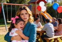 Cuando los sobres fueron repartidos, cada niño en el jardín sostenía su pedazo de verano… todos, menos mi hija. La vi inmóvil, con ojos que gritaban abandono, como si el mundo la hubiera borrado de repente. Un nudo en el pecho me paralizó; un frío inquietante me atravesó. ¿Por qué ella estaba vacía de regalos? Mis dedos temblaban al intentar tocarla, pero algo en el aire me dijo que esto no era un accidente… y que lo que estaba a punto de suceder cambiaría para siempre todo lo que creíamos conocer de nuestra familia.