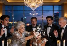 En la boda de mi hermana, mi madre sonrió con una dulzura falsa y, como si estuviera pidiendo un vaso de agua, dijo frente a cincuenta invitados: “Regálale tu casa. Entrégale las llaves de tu ático.” El silencio fue inmediato, espeso, incómodo… y yo, con el corazón golpeándome el pecho, dije no. No grité. No discutí. Solo dije no. Entonces ella me abofeteó con tanta fuerza que mi pendiente salió disparado y se deslizó por el suelo como una humillación más. Hubo jadeos. Hubo risas. Y yo me quedé quieto un segundo… sintiendo cómo el mundo me miraba como si yo fuera el espectáculo. Salí afuera sin llorar, sin temblar, sin pedir explicaciones. Saqué el teléfono. Hice una sola llamada y dije dos palabras: “Es hora.” Una hora después, un hombre entró en la recepción. Mi madre se puso rígida, pálida, como si hubiera visto un fantasma. Luego gritó, desesperada: “¿Por qué está él aquí?” Y fue justo ahí… cuando empezó la verdadera boda.