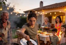 En una barbacoa familiar, al hijo de mi hermana le sirvieron un filete tan perfecto que parecía de restaurante: jugoso, tierno, en su punto. Luego, mi hijo recibió un trozo de carne quemado y ennegrecido que apenas parecía comida. Mi madre se rió como si nada. “Un poco pasado, pero está bien, ¿verdad?”. Mi padre también rió, y luego soltó las palabras que me revolvieron el estómago: “¡Ni un perro comería eso!”. Todos se echaron a reír, pero mi hijo no se rió, ni siquiera se movió, solo miró el plato como si algo en su interior se hubiera quedado en silencio. Y ninguno de ellos se dio cuenta de que esa comida… iba a cambiarlo todo.