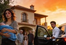 Di a luz sola… y en el momento en que mi familia se enteró, me repudiaron. “Mira a tu hermana, tiene un esposo, una familia perfecta”, susurró mi madre, como si mi dolor fuera una vergüenza. Mi padre ni siquiera gritó, solo suspiró, el tipo de suspiro que me decía que ya estaba muerta para él. “¿Tener un hijo sin esposo? Nos has avergonzado”. Mi hermana sonrió con suficiencia, disfrutando cada segundo. “Ni siquiera pudiste casarte”, dijo con frialdad. “¿Cómo vas a criar a un hijo?” Luego me echaron sin nada: sin dinero, sin ayuda, sin piedad. No tenía adónde ir, no me quedaba nada… excepto mi hijo recién nacido. Lo abracé fuerte, prometiéndole que sobreviviríamos pase lo que pasara. Pero entonces, de la nada, apareció su padre, y en el segundo que mi familia lo vio, se congelaron.