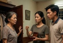 Yêu nhau đã lâu nhưng đây là lần đầu tôi theo anh về ra mắt gia đình và còn ngủ lại trong phòng riêng của bạn trai. Sáng hôm sau, vừa tỉnh dậy, tôi vô thức đưa tay lên cổ — sợi dây chuyền vàng mẹ để lại, kỷ vật duy nhất tôi luôn giữ bên mình, đã biến mất. Tôi cố gắng lục lại ký ức của đêm hôm trước nhưng hoàn toàn không nhớ nổi lúc nào nó rời khỏi tôi. Hoảng hốt, tôi lục tung cả căn phòng: hành lý, gầm giường, sàn nhà… tất cả đều vô ích. Linh cảm bất an trỗi dậy, nên khi bạn trai đưa mẹ đi chợ, tôi lén vào phòng bà tìm kiếm. Tôi mở từng ngăn kéo, kiểm tra từng món đồ, không bỏ sót bất cứ chỗ nào. Đến lúc gần như tuyệt vọng, tôi phát hiện một chiếc hộp gỗ cũ kỹ giấu sâu trong tủ — và khi mở ra, tôi hoàn toàn chết lặng…