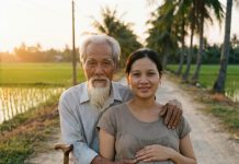 Lấy chồng già để trả nợ cho bố, tôi cứ nghĩ đời mình từ đây sẽ chôn vùi trong căn biệt thự lạnh lẽo ấy. Đêm tân hôn, khi cánh cửa phòng tắm hé mở, tôi chết lặng. Người đàn ông bước ra không hề giống người chồng già mà tôi đã nhìn thấy ngoài lễ đường. Ánh mắt anh sắc lạnh, dáng vẻ trẻ trung đến khó tin, như thể vừa tháo bỏ một lớp mặt nạ bí ẩn. Tôi run rẩy lùi lại… rốt cuộc, tôi đã lấy phải ai?