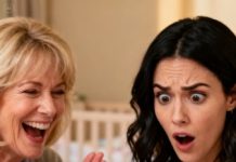 My mother-in-law handed me a neatly wrapped box, her grin a little too wide.