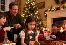 My daughter opened her Christmas gift and found nothing inside — just an empty box. My father laughed and said kids like her didn’t deserve presents. But when she handed him the gift she’d prepared for him, his face went pale as if the past had finally come back for him.