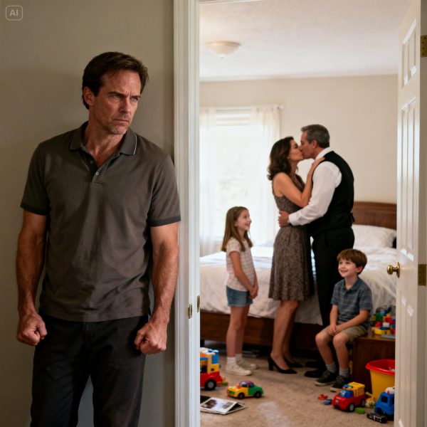 dreamina-2025-12-11-4841-Bối cảnh_ ban ngày, Trước cửa phòng ngủ....