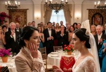 Mi nuera me abofeteó en su boda por las llaves de mi piso, pero una llamada mía trajo a un hombre que convirtió su avaricia en lágrimas.