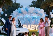 La invitó a su baby shower para humillar a su ex sin hijos, pero ella apareció en un Lamborghini con cuatro hijos y un esposo que la adoraba, dejando a todos en silencio y demostrando que el karma siempre llega de forma espectacular