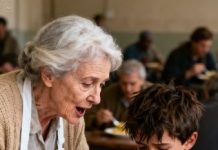 I saw my five-year-old grandson waiting in a soup kitchen line.