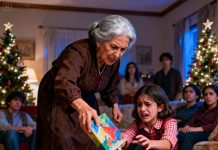 En Navidad, mi suegra humilló a mi hija de 6 años rechazando su regalo y diciendo que no podía llamarla abuela, pero mi hijo se levantó y dijo algo que dejó a toda la sala en silencio sepulcral