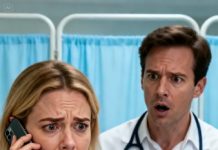 Just moments after the birth, the doctor froze while examining my newborn.