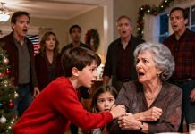 A Christmas Dinner Turned Silent When a Child Confronted His Grandmother About a Hidden Secret