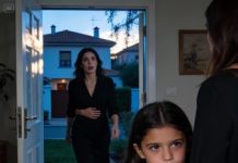 Mi esposo se había mudado a casa de su madre para cuidarla. Quise sorprenderlo y fui con nuestra hija de siete años sin avisar. La puerta principal estaba entreabierta.