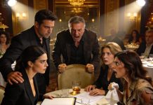 El restaurante quedó en un silencio sepulcral cuando mi padre levantó su copa y brindó con crueldad: «Por nuestra verdadera hija, la exitosa». Las palabras cayeron como un golpe, atravesando la sala y clavándose en mí. Mi esposo apretó mi mano temblorosa; su susurro, una chispa en la tensión que ahogaba el aire: «Es hora de decírselo». Y de repente, el elegante festín que teníamos ante nosotros se sintió como la última cena antes de que la verdad estallara, antes de que una cena familiar se desvaneciera en algo mucho más oscuro, algo que sepultaría la noche.