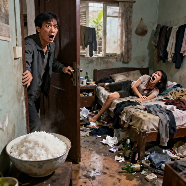 dreamina-2026-01-11-7284- Người đàn ông (bên trái)_ Đang hé cửa n...