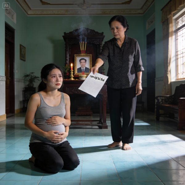 dreamina-2026-01-26-9331-Một người phụ nữ Việt Nam trẻ, mang thai...