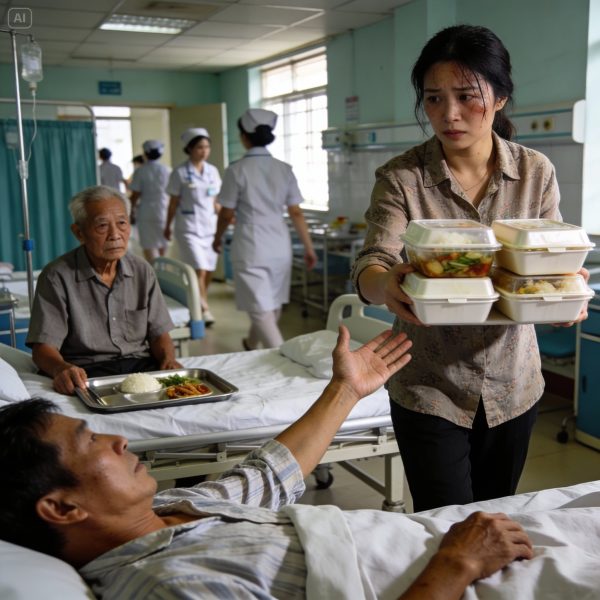 dreamina-2026-01-31-8809-Inside a crowded Vietnamese hospital roo...