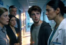 Salí del consultorio todavía con el olor a desinfectante pegado a la ropa cuando sentí el crujido de un papel oculto en mi bolso; lo abrí discretamente en el ascensor y casi se me detuvo el corazón: “Huye de tu familia. Ahora”. Pensé que era una broma cruel, un error absurdo del médico que minutos antes evitaba mirarme a los ojos. Pero esa misma noche, al escuchar lo que susurraban detrás de mi puerta cerrada con llave, entendí que aquella nota no era una advertencia exagerada, sino la única oportunidad de seguir vivo.