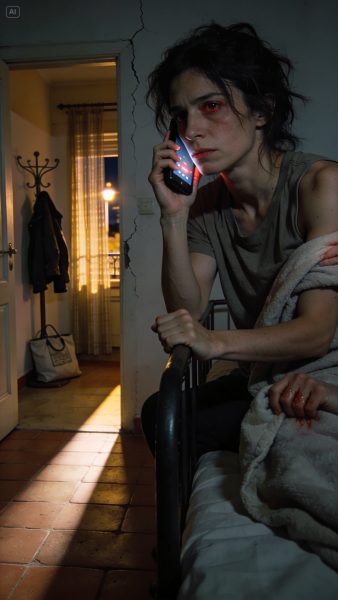 dreamina-2026-02-23-3075-Đêm ở Salamanca, căn hộ nhỏ gần Puente R...