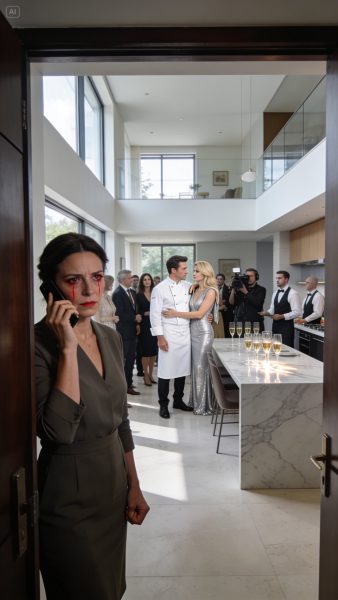 dreamina-2026-03-08-5166-Một căn phòng khách - bếp mở sang trọng ...