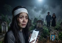Ngay trong đám tang ba tôi, chồng tôi lén bỏ đi cùng bồ. Nhưng đến 3 giờ sáng, tôi chết lặng khi nhận được tin nhắn từ chính số điện thoại của ba: “Con ơi, ba đây. Ra nghĩa trang ngay, nhớ đi thật im lặng.”