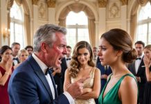 Mi padre me exigió regalarle mi casa de $2.4M a mi hermana frente a 500 invitados. Al negarme, destruyó a mi familia, pero 30 minutos después llegó mi esposo y nuestro imperio colapsó.