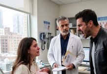 Mi esposo esperó a que naciera nuestra hija para exigir una prueba de ADN con una sonrisa burlona. Pensé que eran celos, pero tres días después, el médico vio los resultados, cerró la puerta con llave y me dijo que llamara a la policía de inmediato.