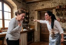 Durante 8 años mi hijo me prohibió pisar la granja de mi nuera diciendo que el camino era peligroso. Aproveché que él viajó para ir a escondidas, pero al abrir la cocina sin tocar, la escena macabra me dejó completamente paralizada.