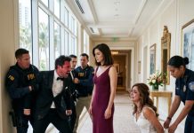 Mi esposo me sacó a la fuerza de la boda de mi hermana en Miami. En el auto, me confesó la verdad: el matrimonio era una pantalla y nosotros éramos las víctimas de una millonaria estafa familiar.