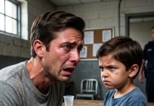 La policía me llamó diciendo que tenían a mi hijo de tres años. Cuando llegué a la comisaría y entré a la habitación, me encontré cara a cara con un niño que era mi copia exacta.
