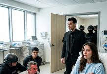Mi esposo murió hace cuatro días y hoy di a luz a mis gemelos. Mi propia familia entró a la fuerza a mi habitación de hospital, mi padre me abofeteó y me robó a mi hijo recién nacido. Pensaron que me habían destruido, pero presioné un botón secreto bajo la cama y la pesadilla cambió de bando.