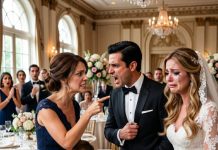 Un terrible secreto oculto bajo el mantel del banquete transformó la boda de mi hermana en una auténtica carrera por sobrevivir.