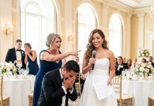 Mi suegra me humilló en mi propia boda llamándome la nueva sirvienta de la familia. Todos se rieron, incluido mi esposo. Pero cuando mis padres se levantaron y revelaron quiénes éramos realmente, sus rostros se tiñeron de puro terror.