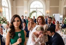 En plena boda de mi hermana, mi madre tomó el micrófono para destruirme públicamente por ser una desertora escolar. Sonreí, caminé hacia el escenario y le quité el micrófono; era el momento perfecto para revelar quién era la verdadera criminal de la familia.